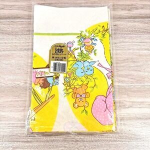 Vintage C.A. Reed Baby Girl Stork Teddy Bear Paper Table Cover 52x96‎ Sealed